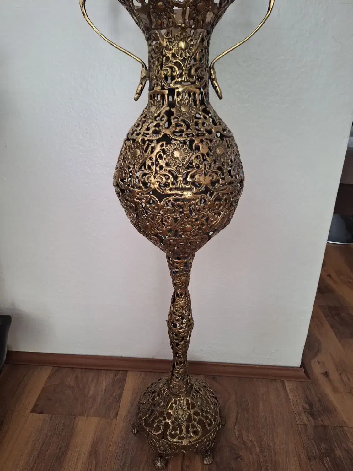 گلدان برنز ارتفاع ۸۸|صنایع دستی و سایر لوازم تزئینی|تهران, اقدسیه|دیوار