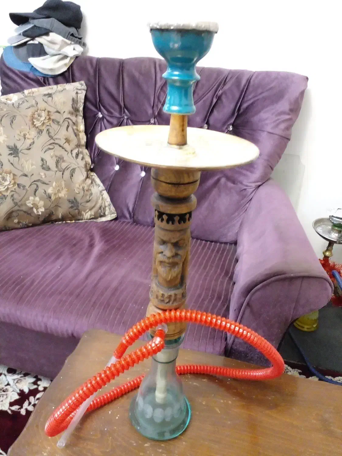 قلیون تنه چوبی|کلکسیون و سرگرمی|تهران, علم و صنعت|دیوار