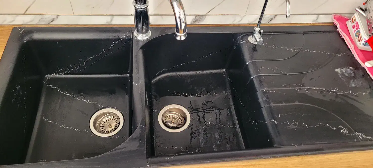 سینک گرانیتی مشکی نو|مصالح و تجهیزات ساختمان|کرج, کرج نو|دیوار