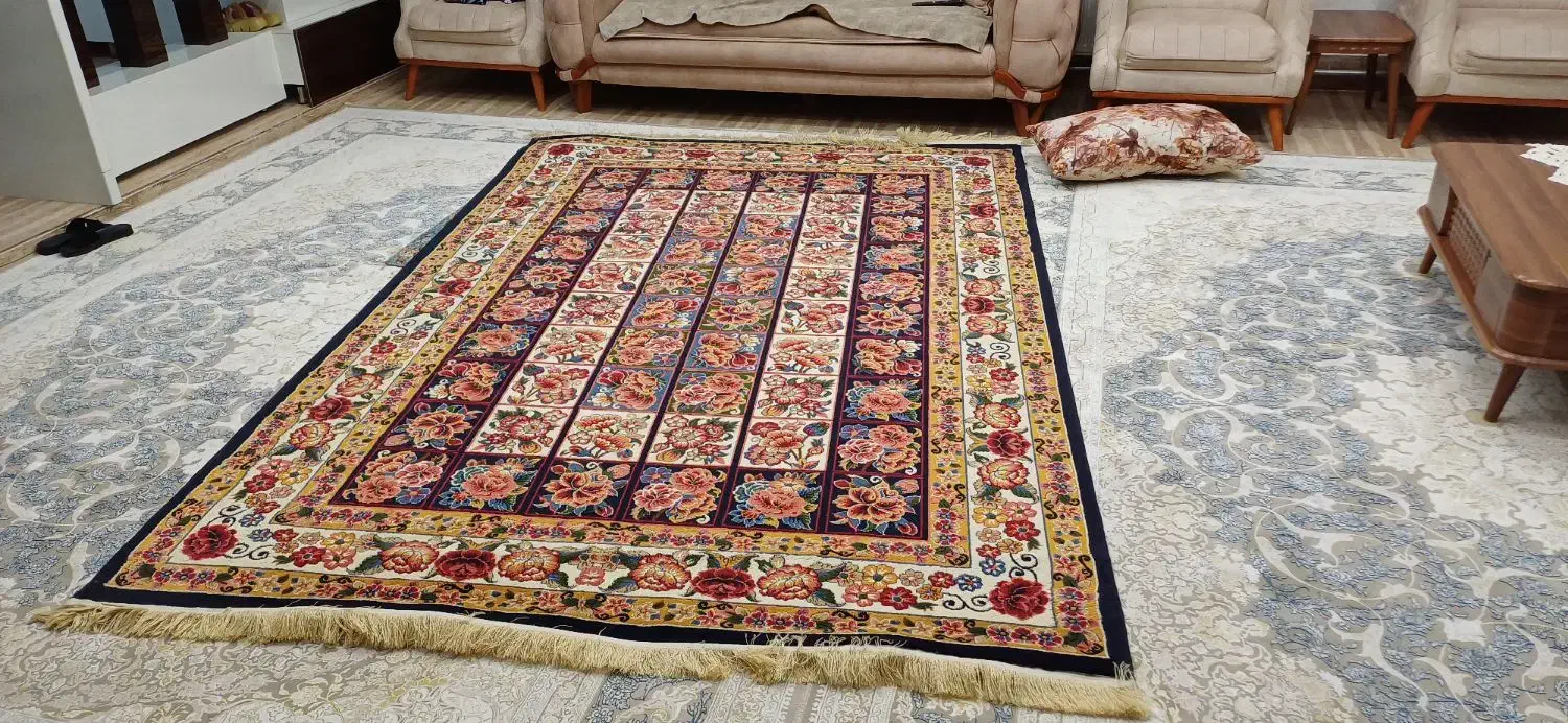 گلیم فرش ۵۰۰ شانه ۳×۲|گلیم، جاجیم، گبه|مهاباد (آذربایجان غربی), |دیوار