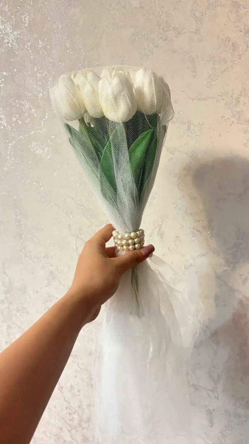 دسته گل عروس|گل مصنوعی|فولادشهر, C1|دیوار