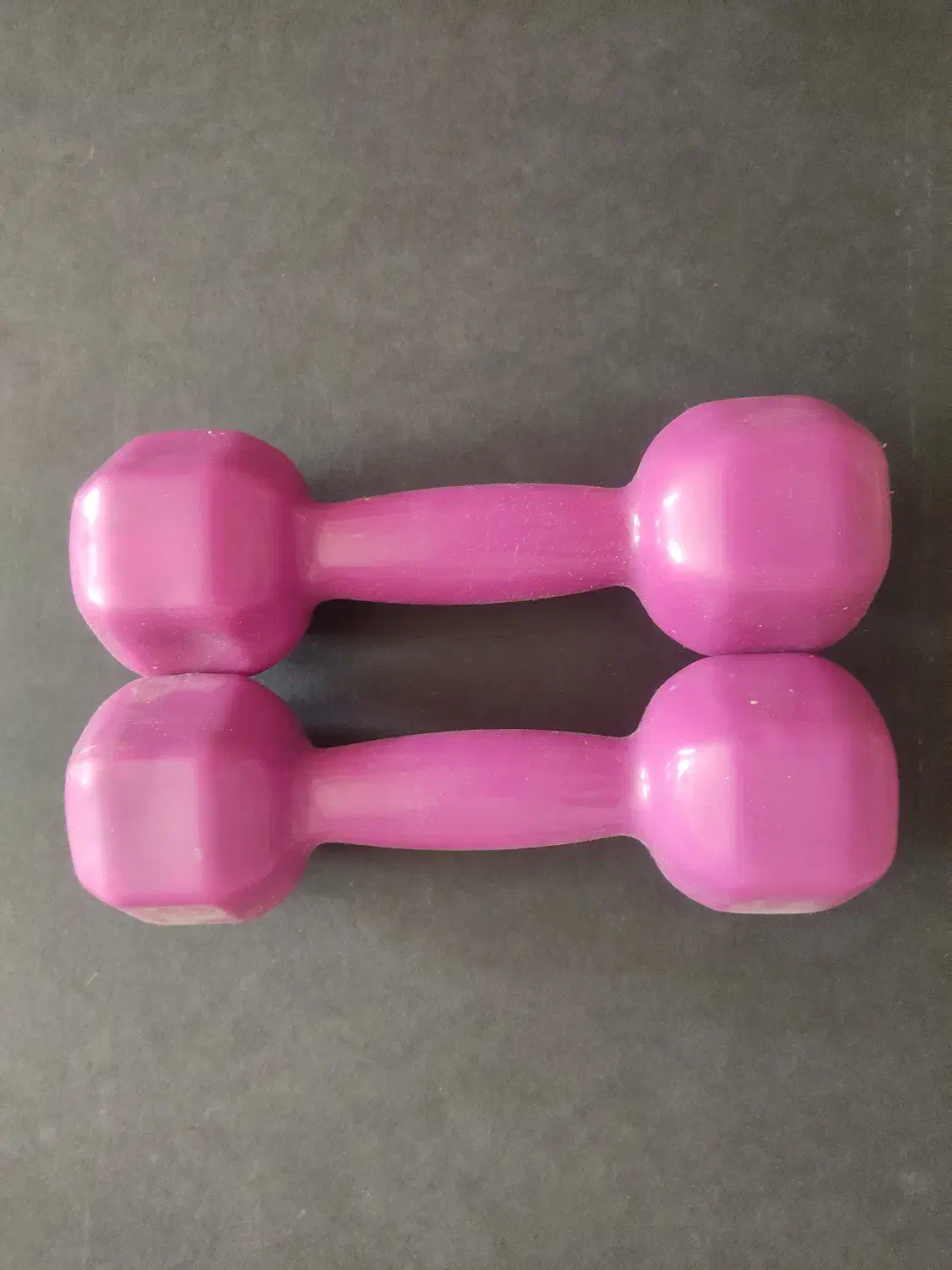 دمبل ایروبیک روکش دار 3 کیلوگرمی بسته دو عددی بنفش|تجهیزات ورزشی|قدس, شهرقدس|دیوار