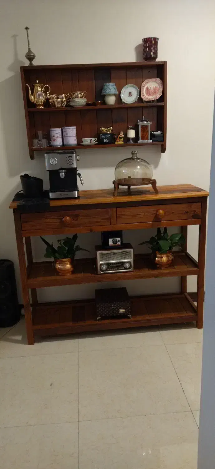 کافی بار با شلف چوب روس|بوفه، ویترین، کنسول|تهران, مهران|دیوار