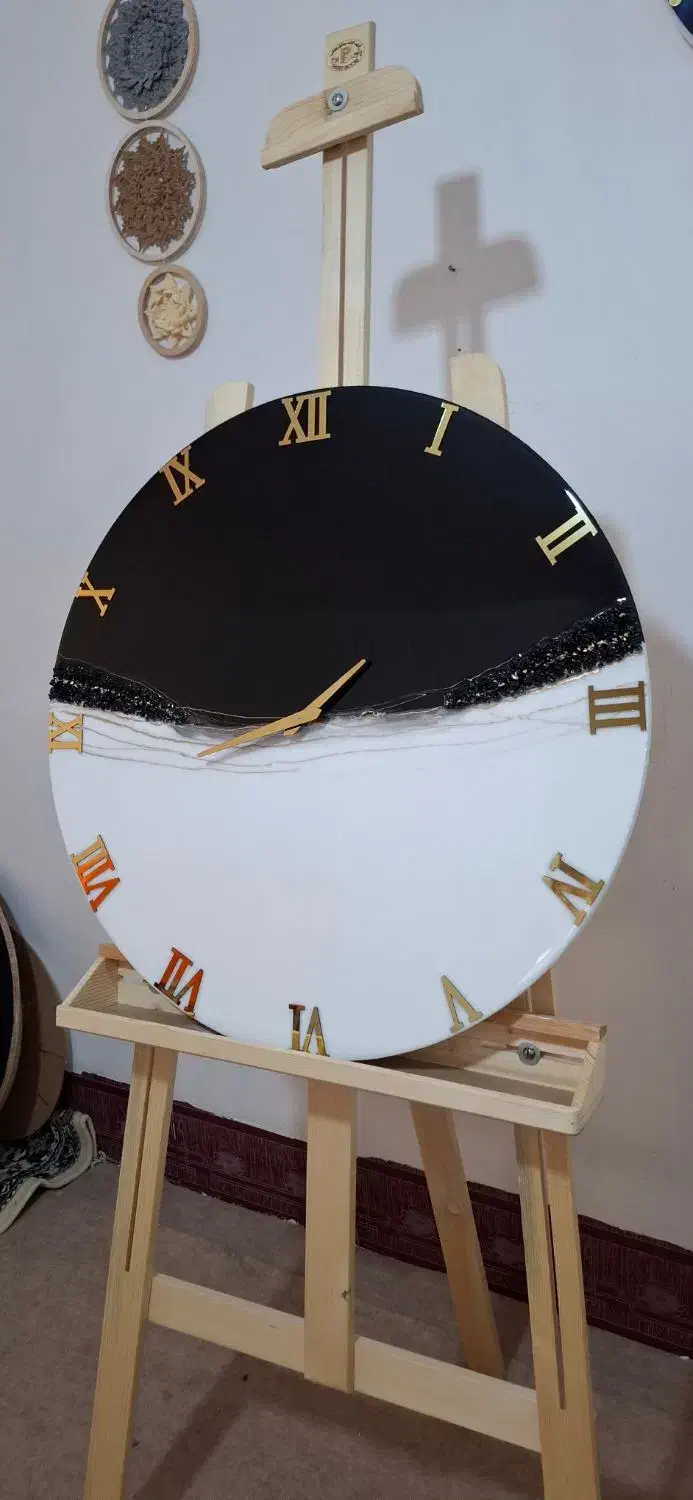 ساعت دیواری رزینی|ساعت دیواری و تزئینی|دوگنبدان, |دیوار