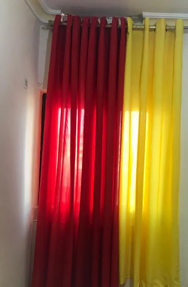 دو تیکه پرده نو نو|پرده، رانر، رومیزی|قشم, |دیوار