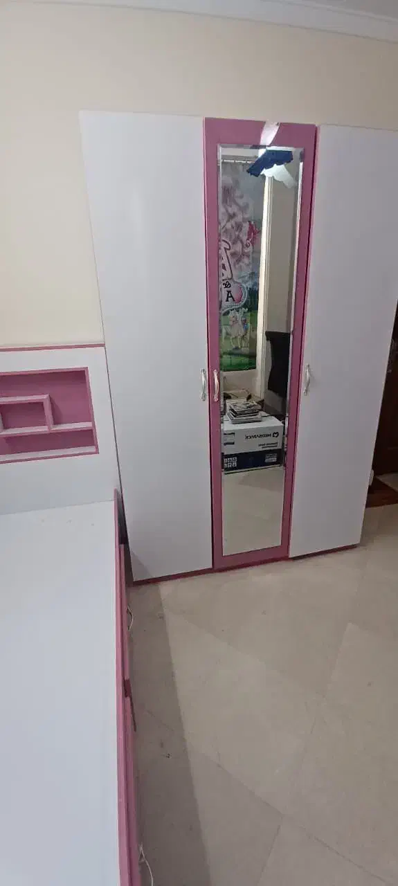 سرویس خواب  شیک ‌وسفارشی دخترانه نوجوان|تخت و سرویس خواب|تهران, تهرانپارس غربی|دیوار