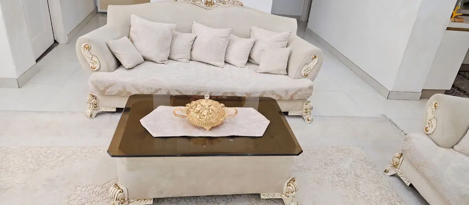 مبلمان 7نفره محکم با میز وسط و عسلی|مبلمان خانگی و میز عسلی|بندرعباس, |دیوار