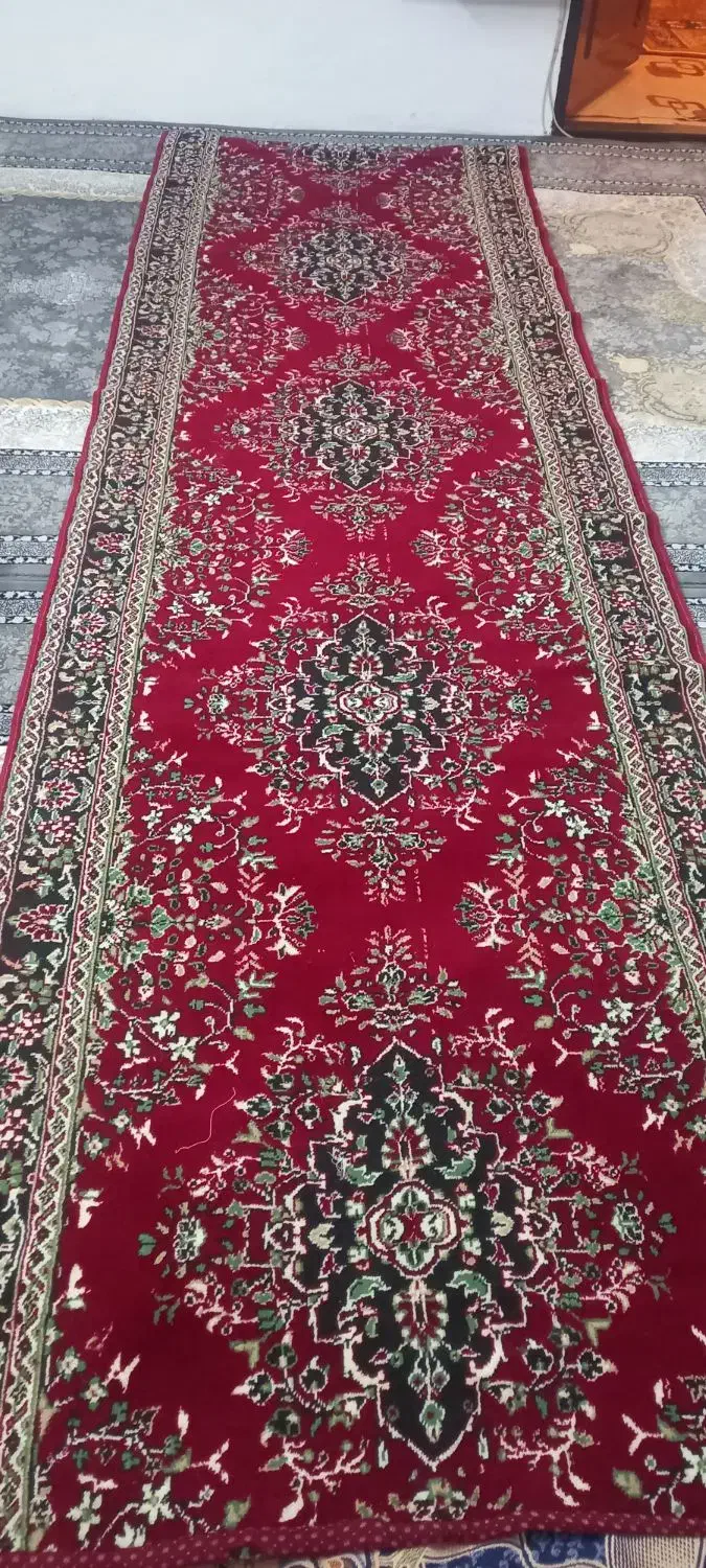 فرش کناره ۴ متری سالم نو|فرش|مشهد, نوده|دیوار