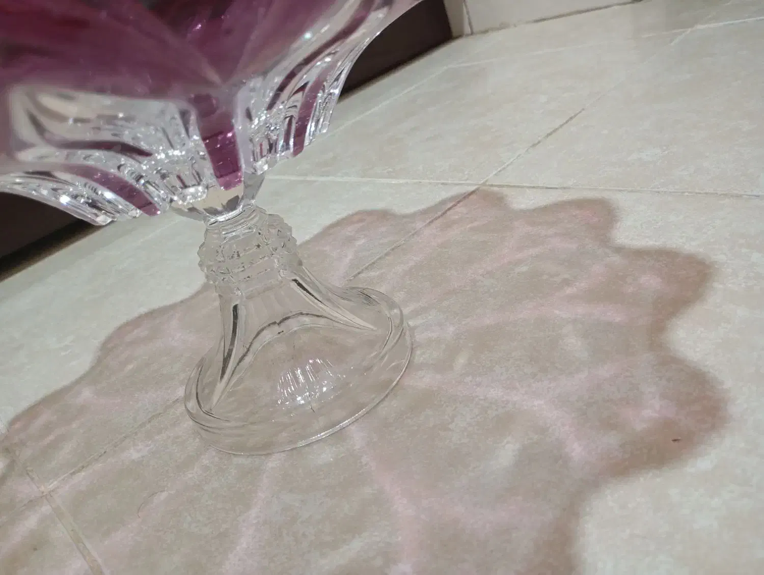 میوه خوری پایه دار کریستالی|ظروف سرو و پذیرایی|بندر دیر, |دیوار