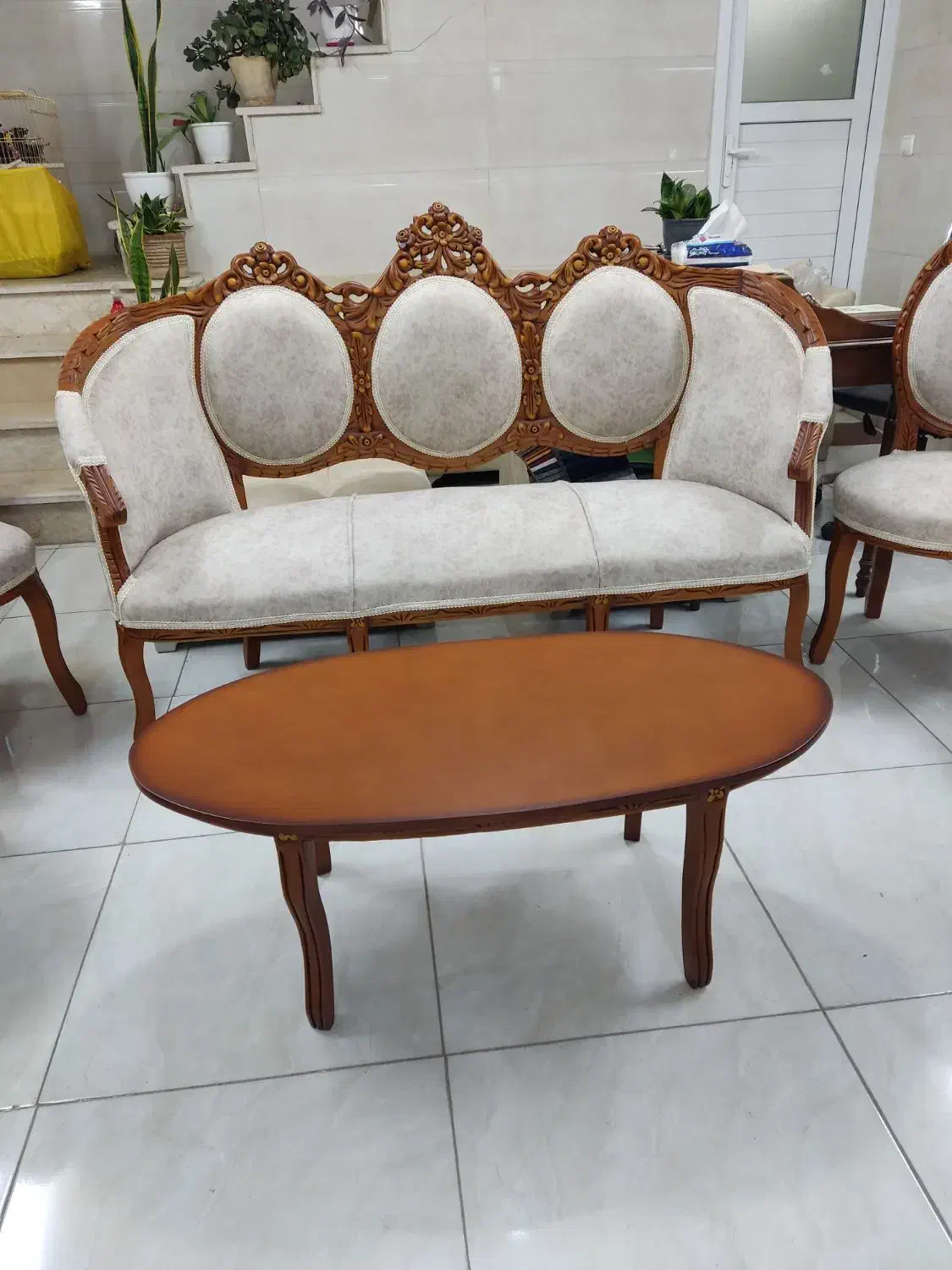 مبلمان استیل فرانسوی|مبلمان خانگی و میز عسلی|پاکدشت, حصار امیر|دیوار