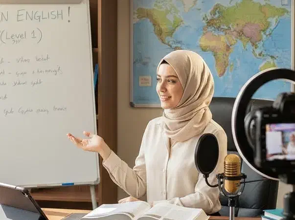استخدام خانم مسلط به زبان انگلیسی - محتوا|استخدام هنری و رسانه|قم, باجک یک|دیوار