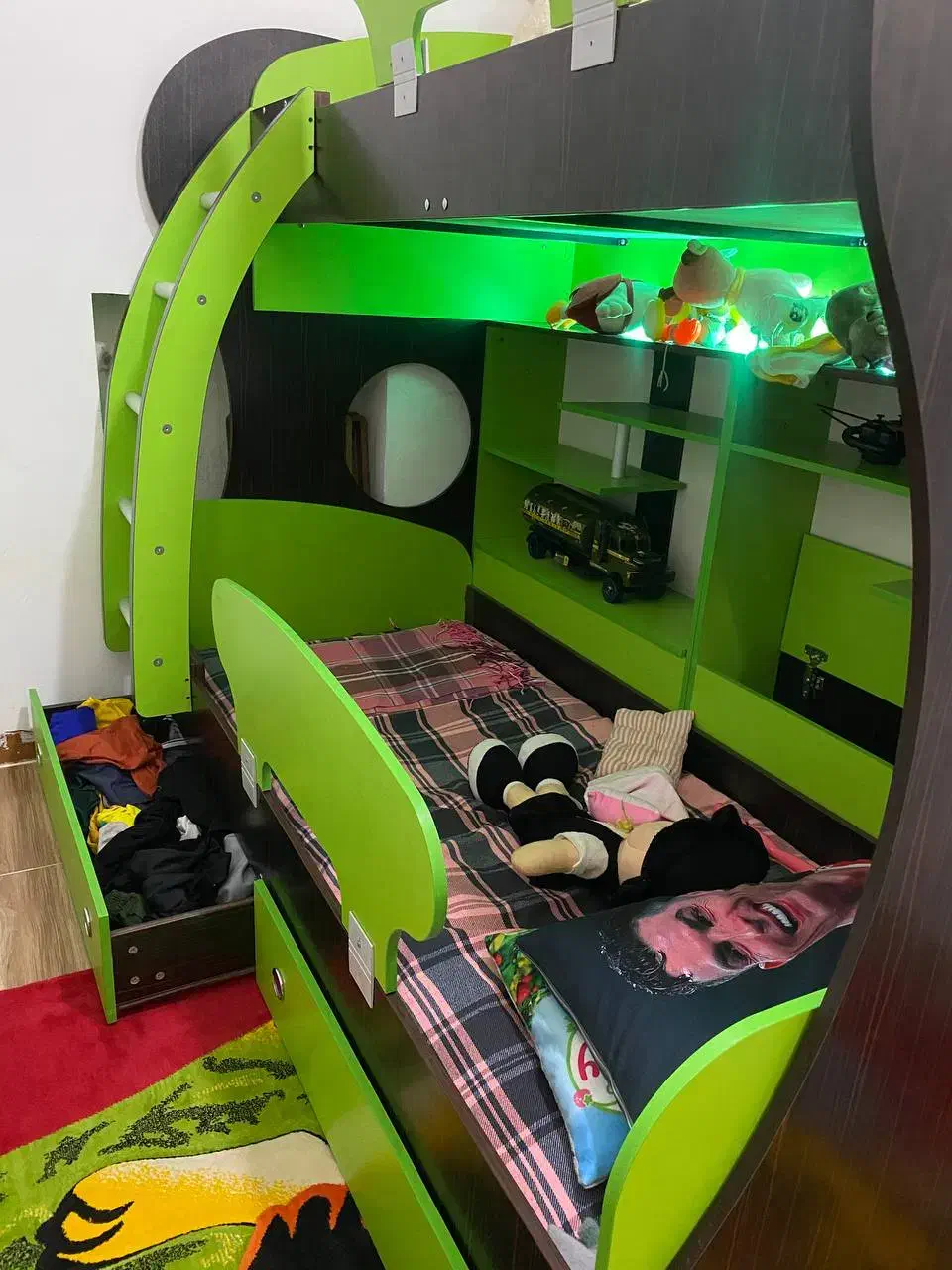 تخت دو طبقه جنس عالی نو نو|تخت و سرویس خواب|کرمانشاه, |دیوار