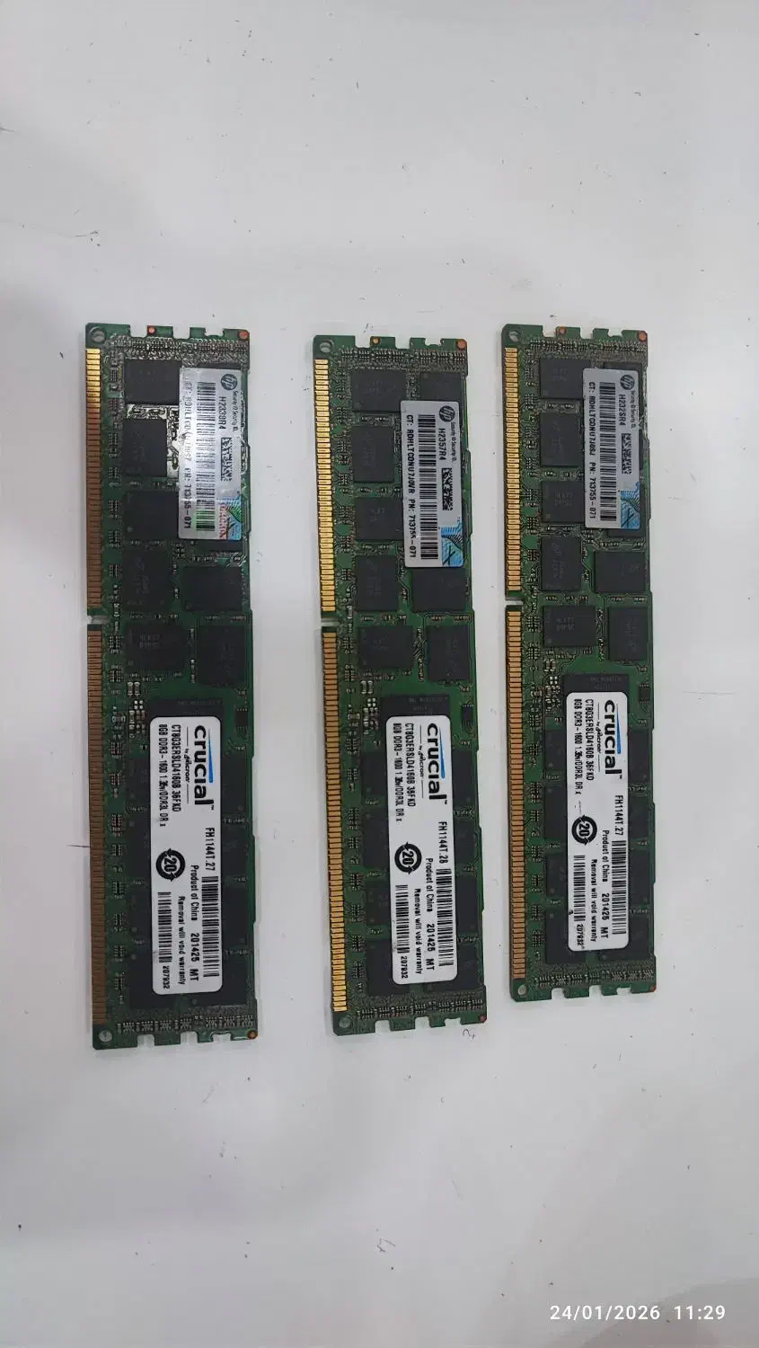 رم سرور ۸ گیگ Ram 8GB HP 1600|قطعات و لوازم جانبی رایانه|تهران, سهروردی|دیوار