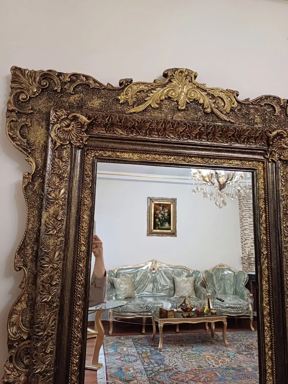 آینه کنسول سلطنتی شیک|بوفه، ویترین، کنسول|تهران, تهرانسر شمالی|دیوار