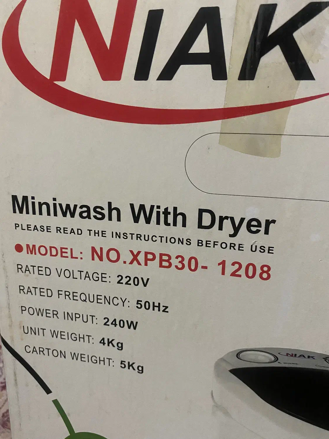 کهنه شور مینی واش|ماشین لباسشویی و خشککن لباس|شیراز, کاراندیش|دیوار