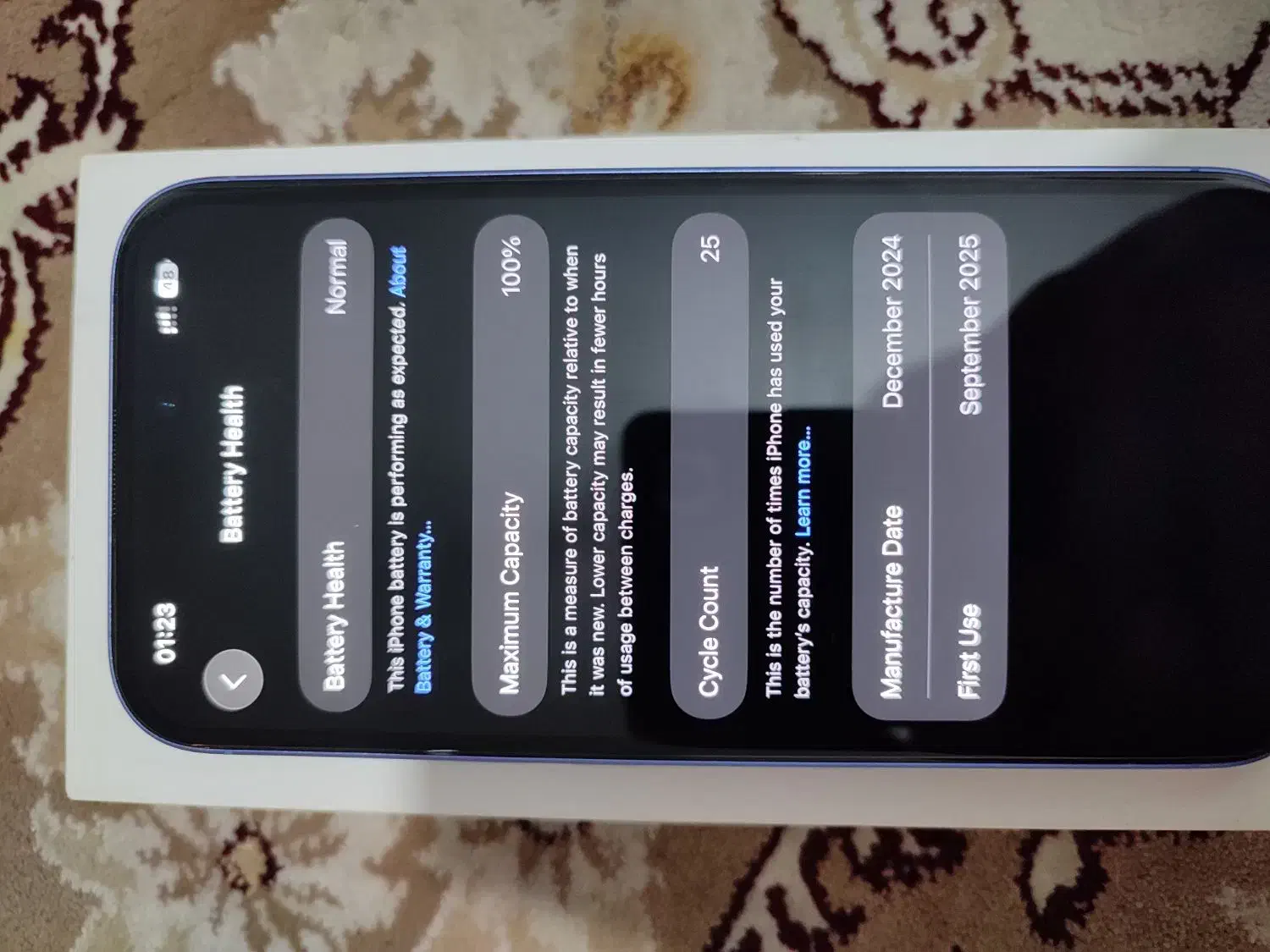 Iphon 16 normal|موبایل|کرج, کوی مدرس|دیوار