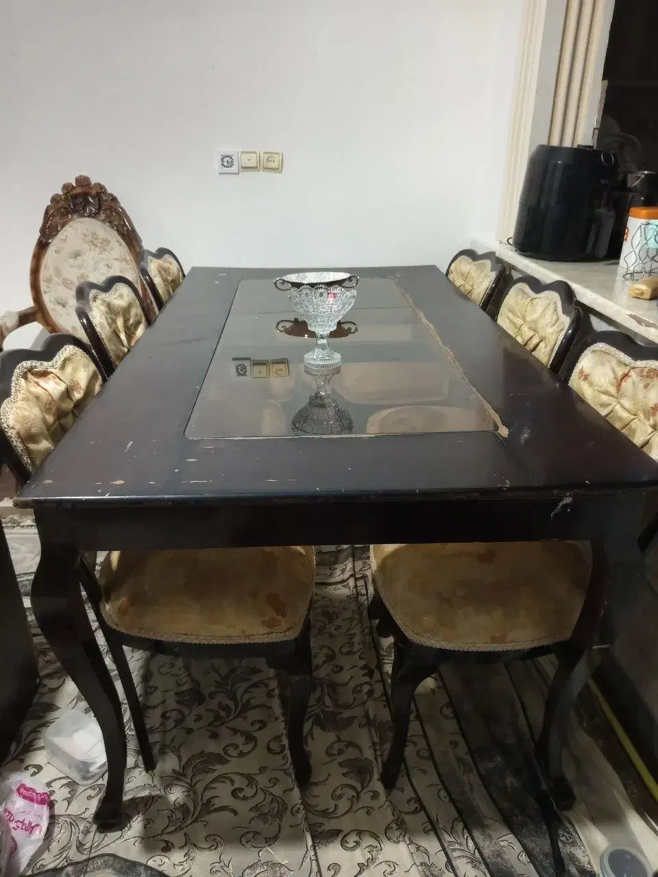 مبل سلطنتی و میز ناهار خوری|مبلمان خانگی و میز عسلی|قزوین, |دیوار