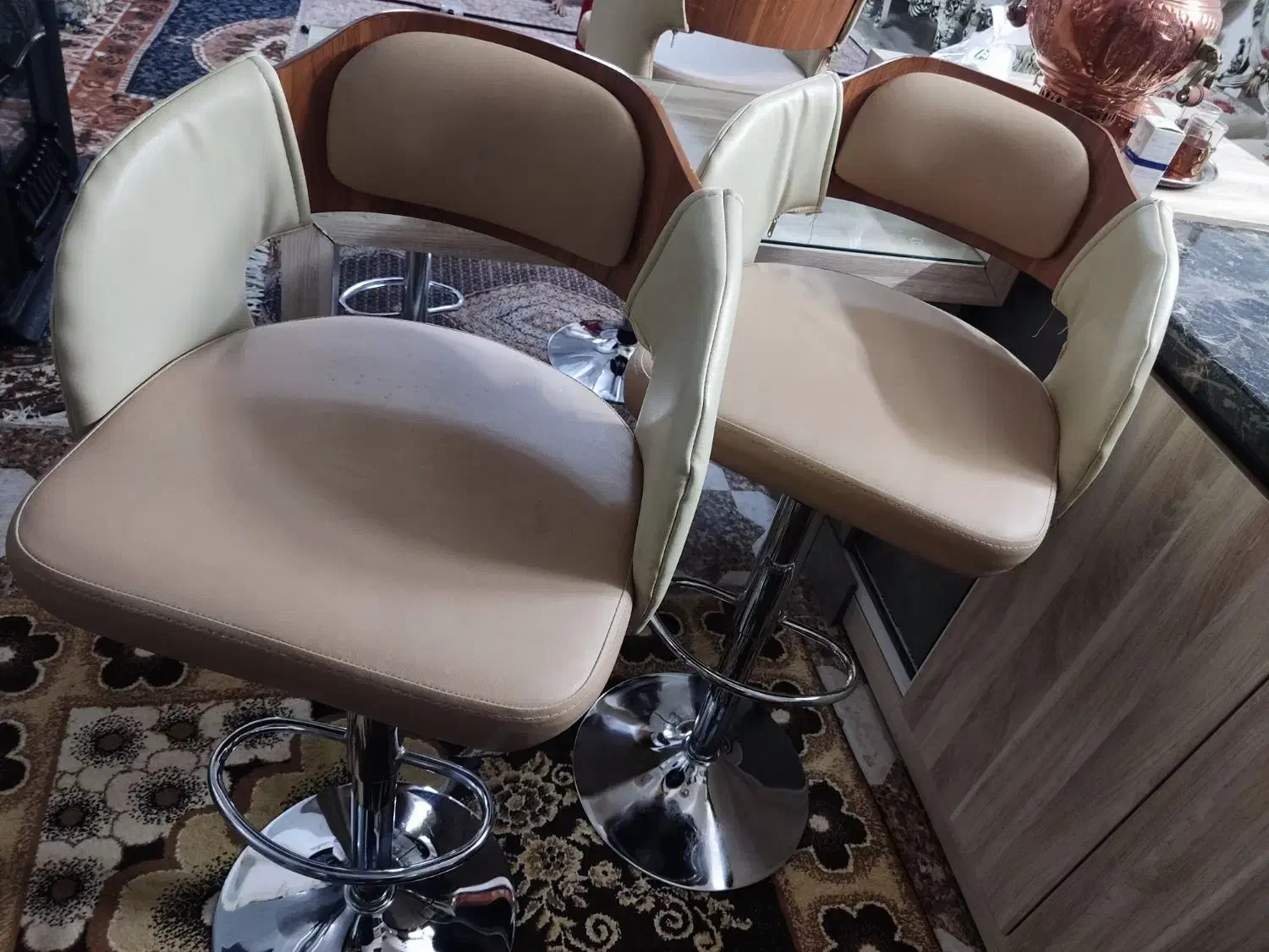 فروش صندلی جزیره آشپزخانه|میز و صندلی غذاخوری|خوی, |دیوار