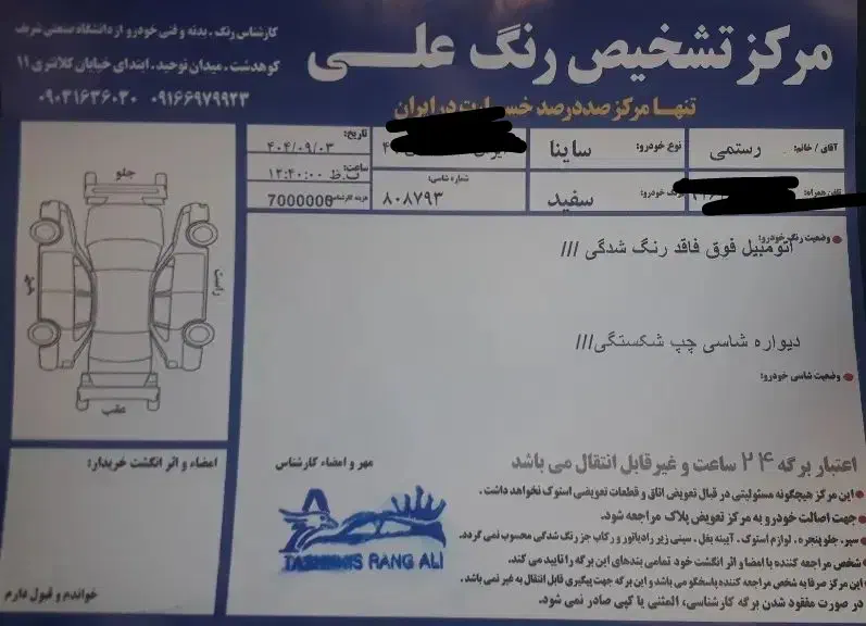 ساینا s مدل ۱۴۰۴ 85 گانه|خودرو سواری و وانت|کوهنانی, |دیوار