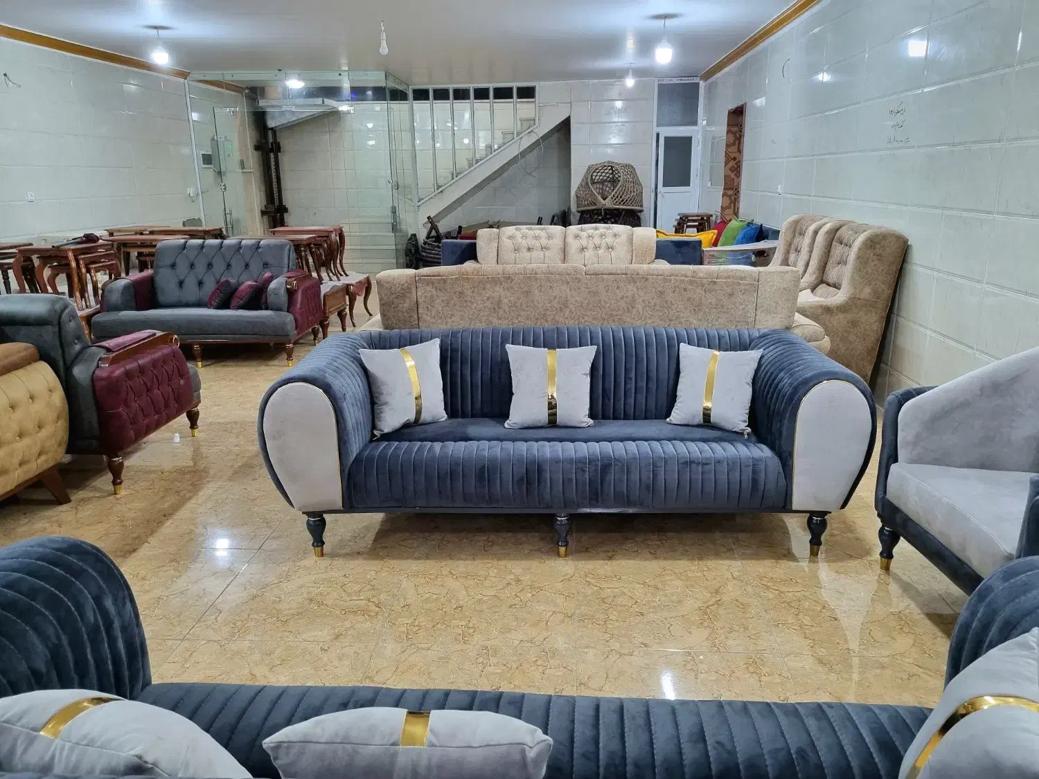 مبل راحتی 7نفره پاناما|مبلمان خانگی و میز عسلی|یزد, |دیوار