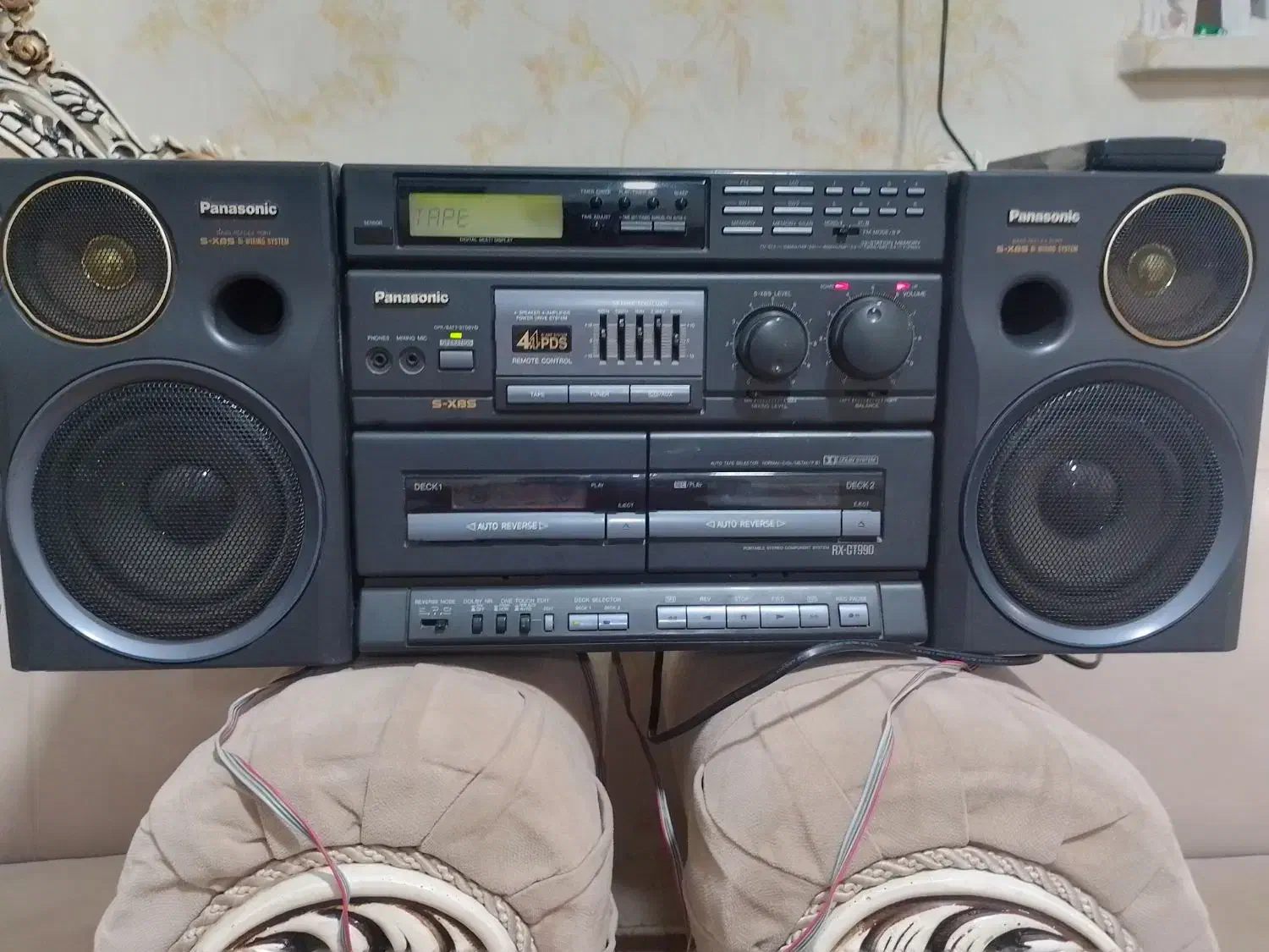 ضبط رادیو پانسونیک ژاپن درحدنو|سیستم صوتی خانگی|قم, نیروگاه|دیوار