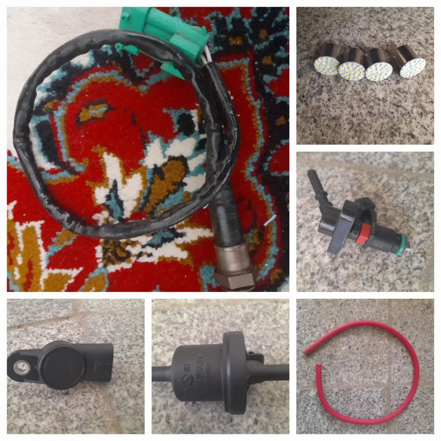 وسایل موتور سیکلت هندا ۱۲۵ فابریک|قطعات یدکی و لوازم جانبی|قم, زنبیل آباد|دیوار