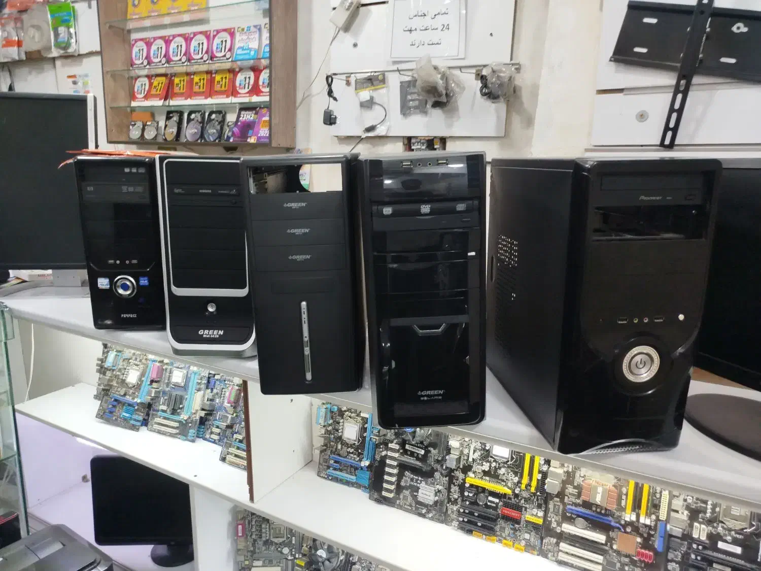 کیس کامپیوتر نسل 6 i3 6100|رایانه رومیزی|ورامین, خیر آباد|دیوار