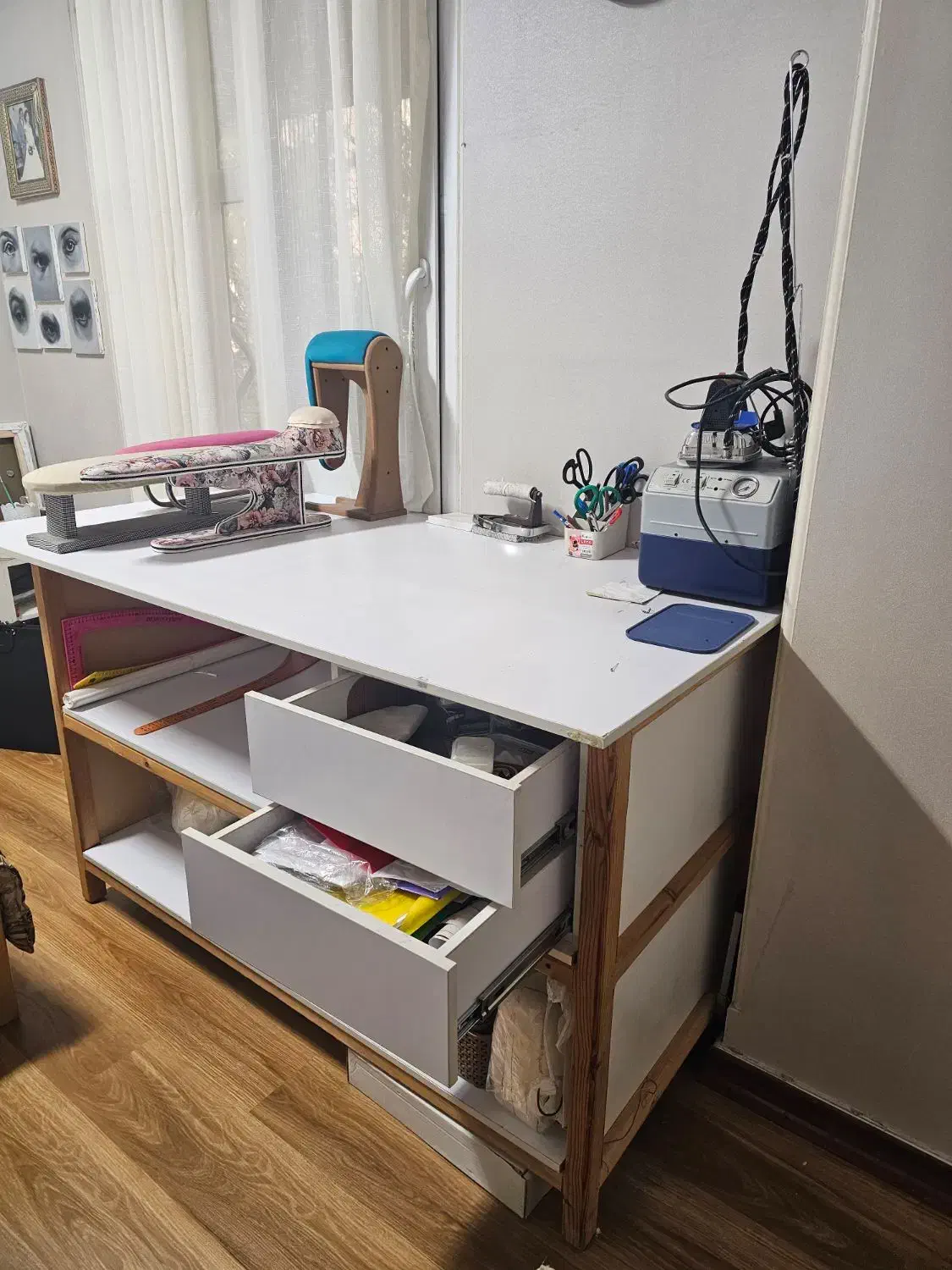 میز مناسب اتو و برش پارچه خیاطی|لوازم خیاطی و بافتنی|تهران, باغ فیض|دیوار