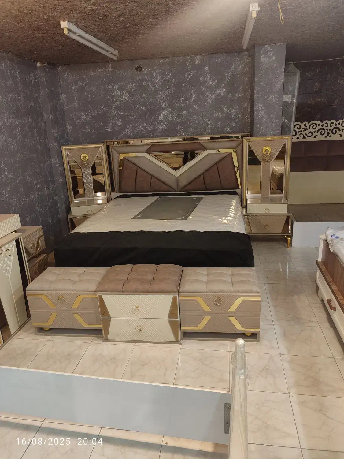 تخت خواب دو نفره|تخت و سرویس خواب|شوشتر, |دیوار