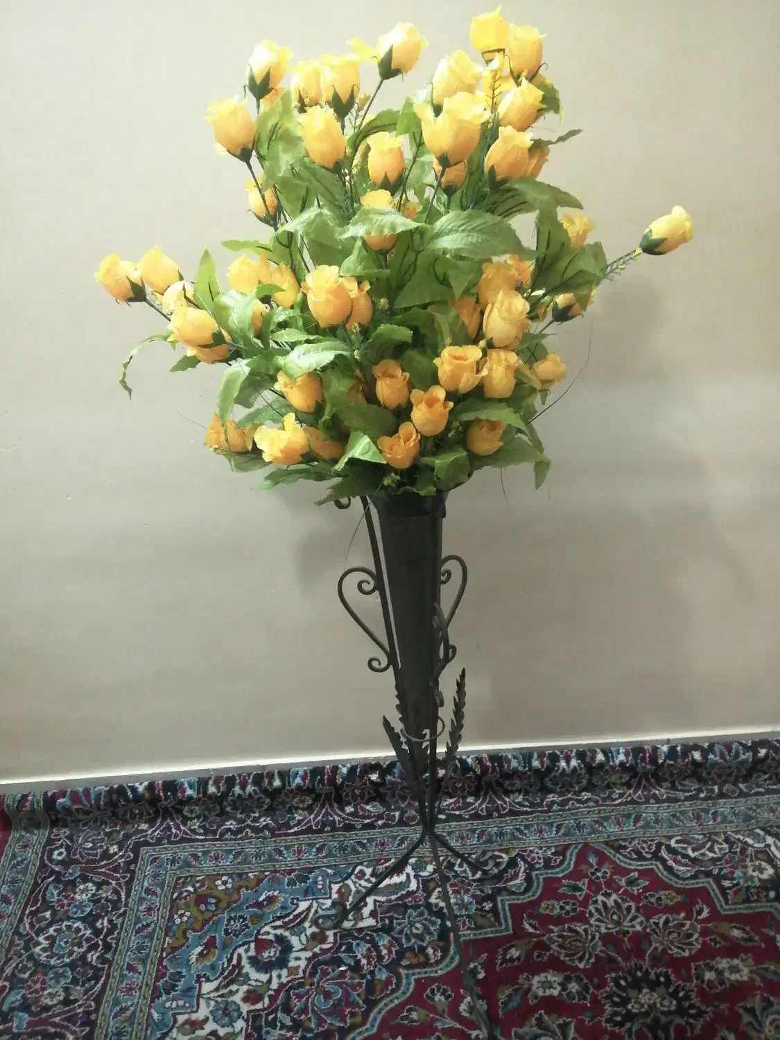 گلدان فرفورژه دو عدد|گل مصنوعی|تهران, تهرانپارس شرقی|دیوار
