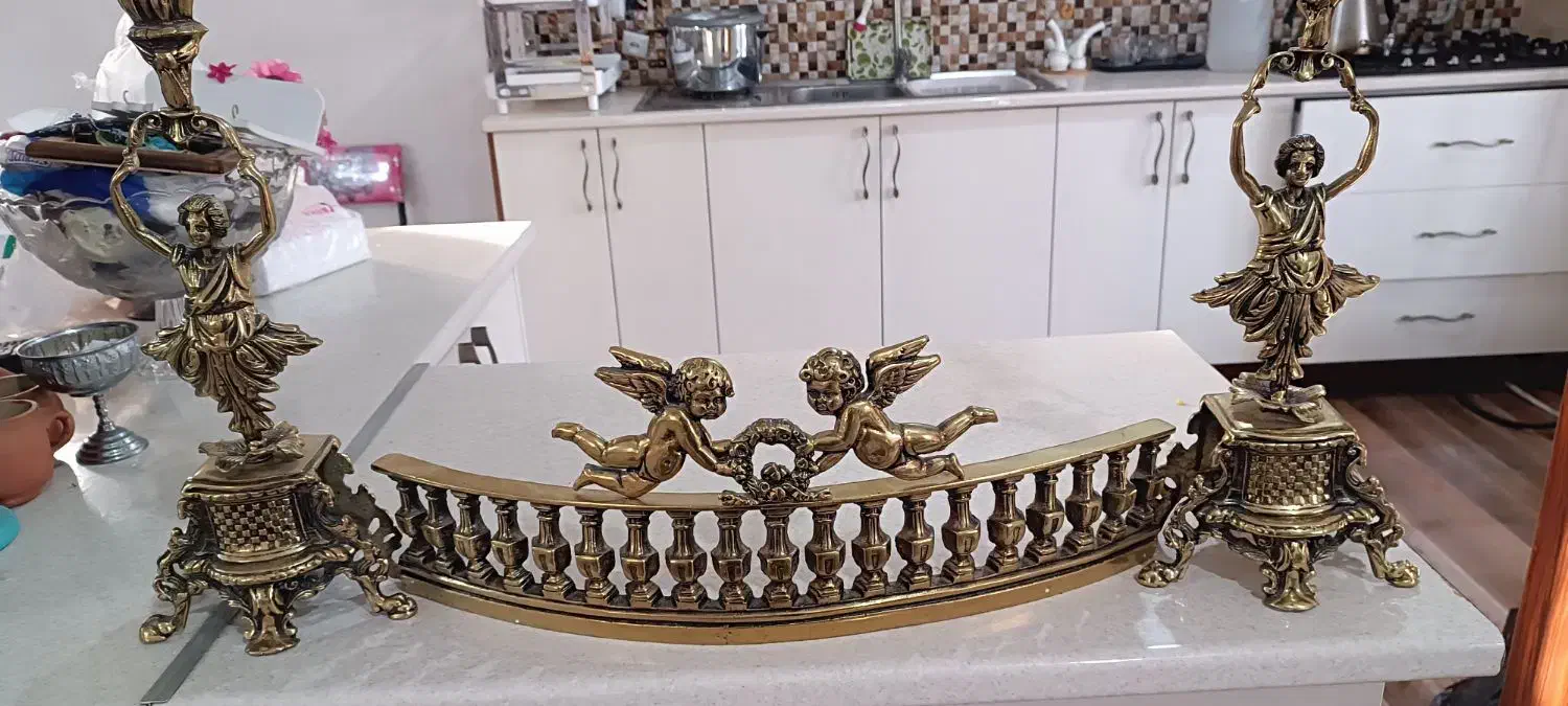 گارد برنزی شومینه|مجسمه، تندیس، ماکت|کرج, اتحاد|دیوار