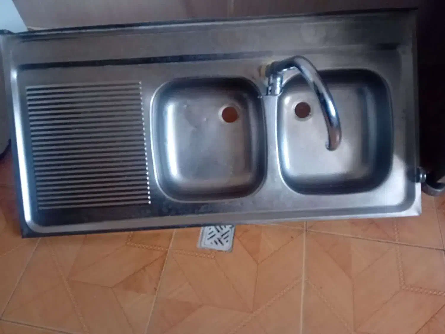 سینک دوقلو ۱۲۰|مصالح و تجهیزات ساختمان|دامغان, |دیوار