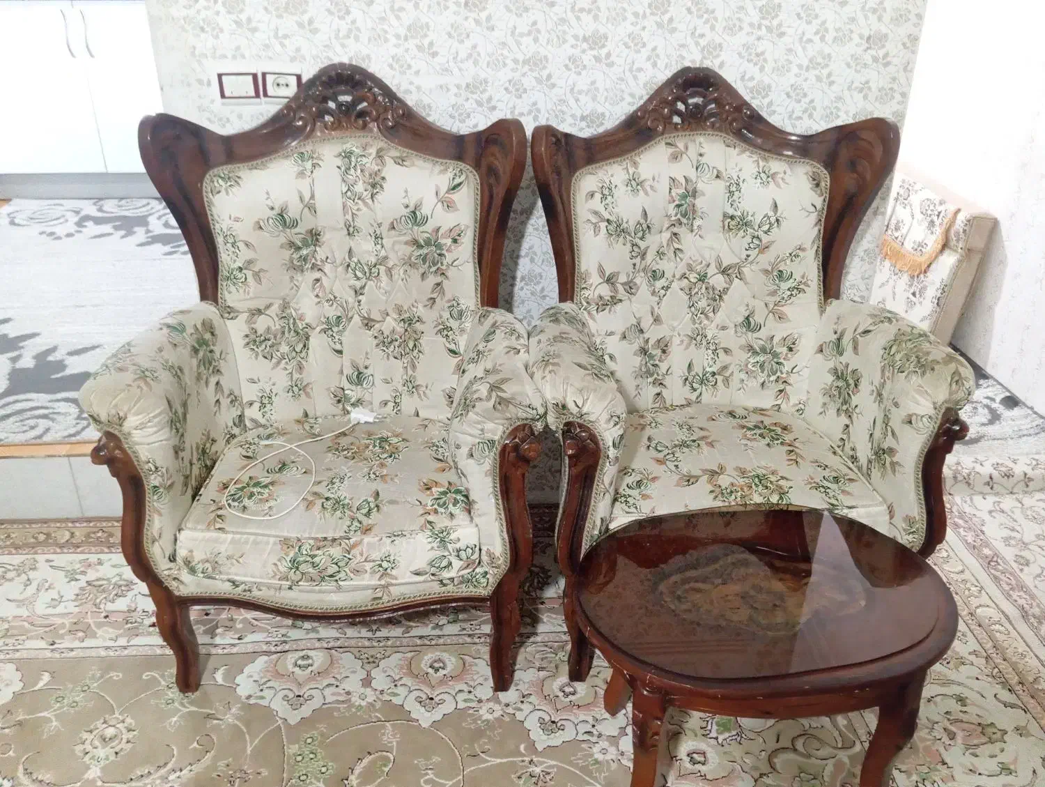 مبل سلطنتی|مبلمان خانگی و میز عسلی|زنجان, |دیوار