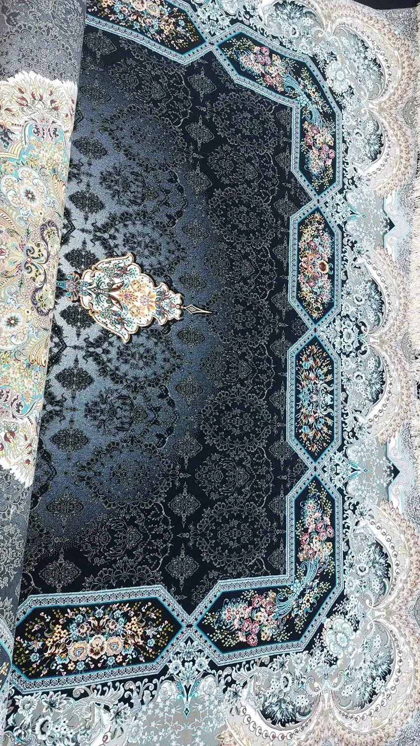 فروش فرش کنگره 1200شانه نوطرح هالیدی سورمه ای|فرش|شاهرود, |دیوار