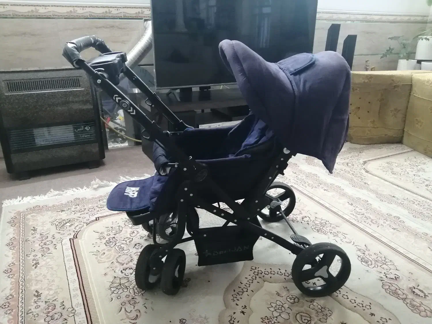 گهواره کنار تخت مادر|اسباب و اثاث بچه|شیراز, پودنک|دیوار