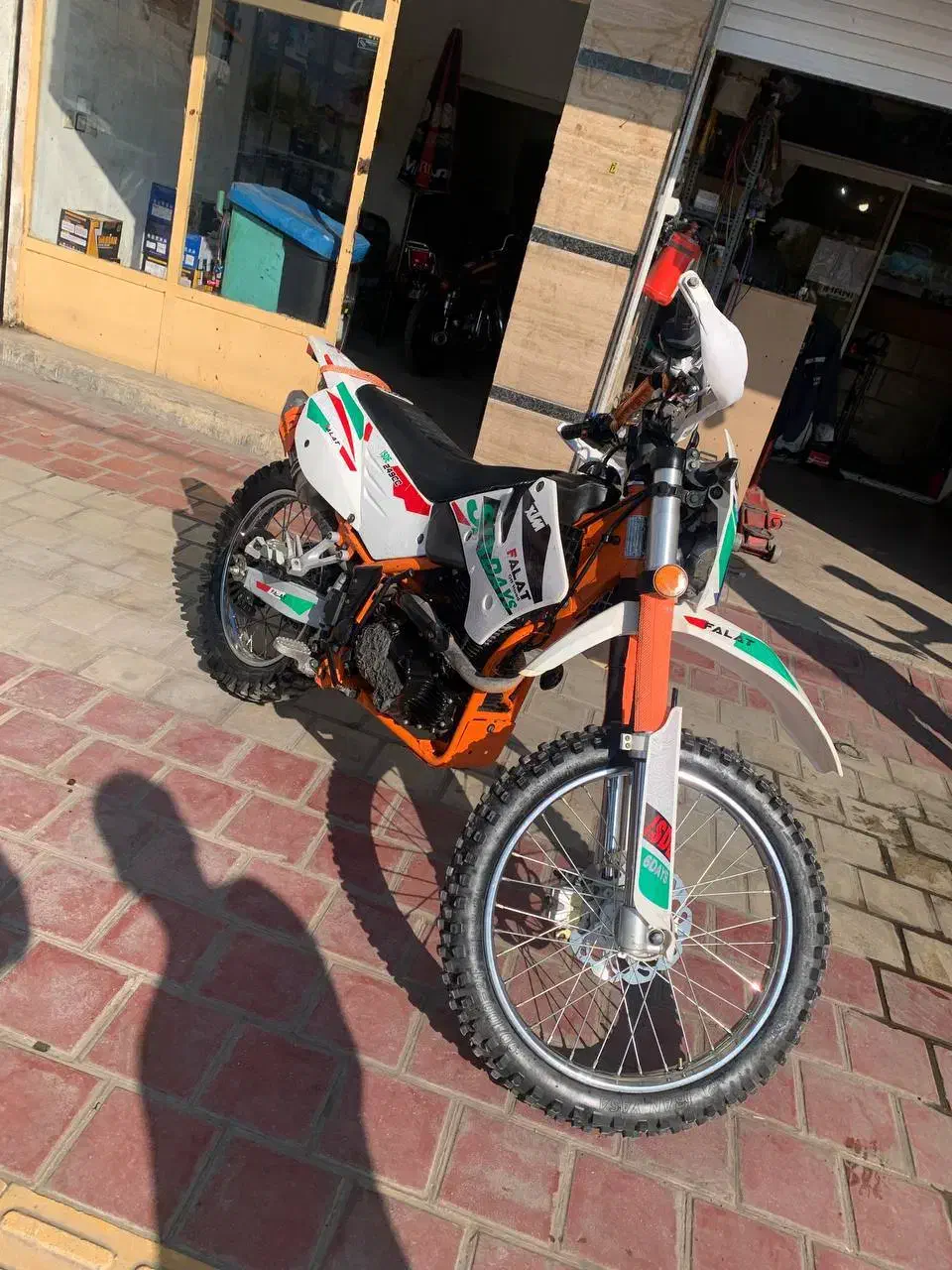 موتور فلات 250سی سی پلاک ملی طرح ktm|موتورسیکلت|کتالم و سادات شهر, |دیوار