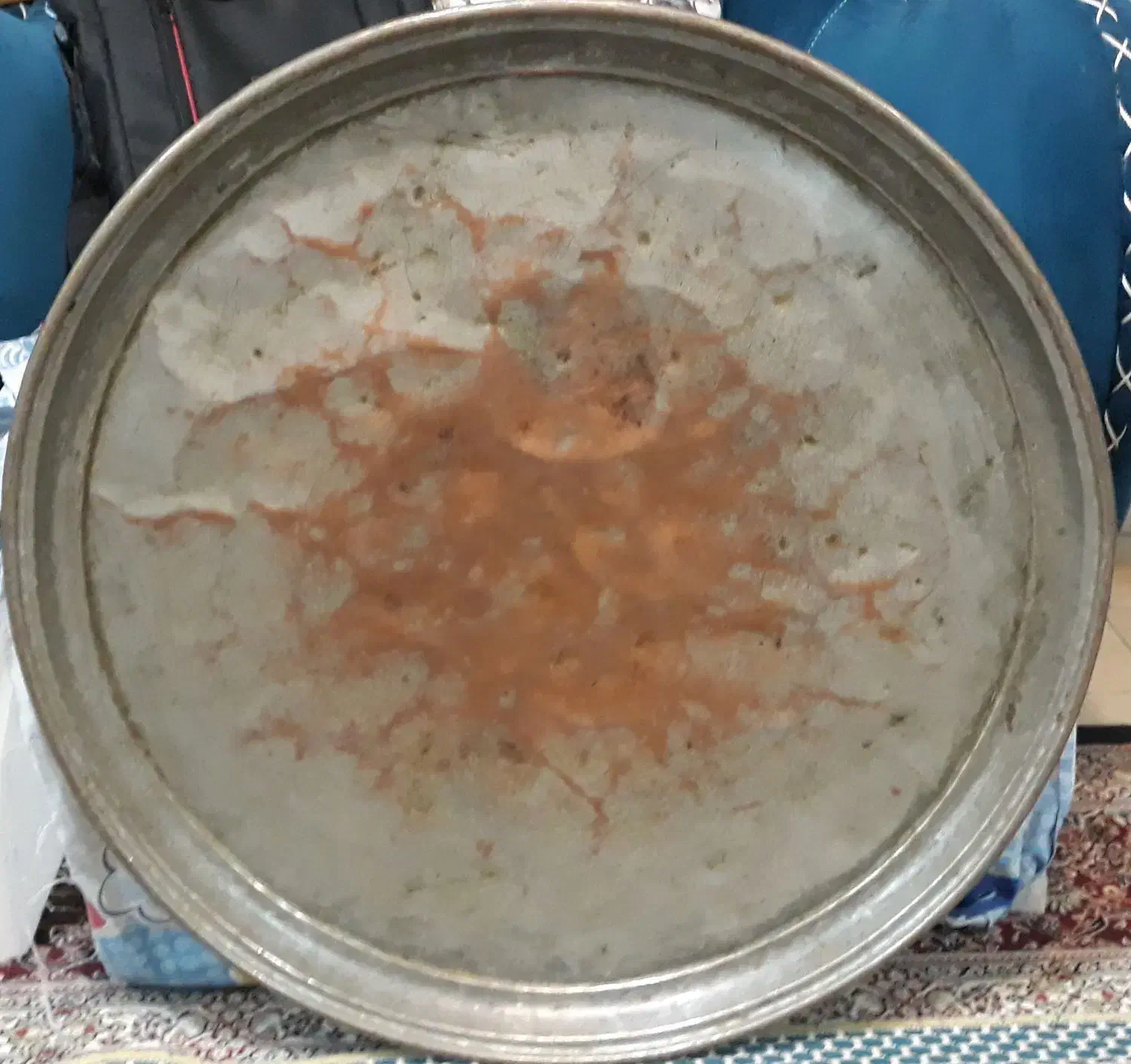 سینی مس قدیمی|کلکسیون اشیاء عتیقه|مشهد, خرمشهر|دیوار