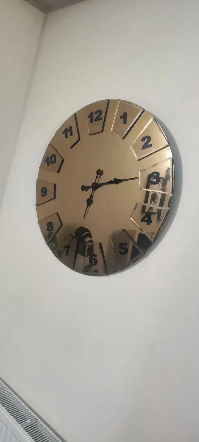 ساعت دیواری بزرگ آینه ای|ساعت دیواری و تزئینی|پردیس, فاز ۸|دیوار
