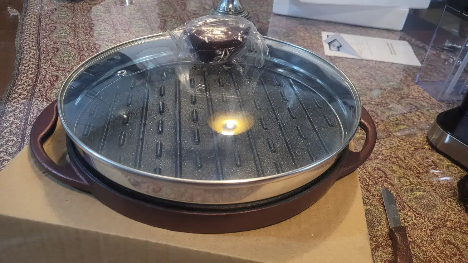 تابه گریل دربدار چدن|ظروف پخت‌وپز|رشت, بلوار گیلان|دیوار