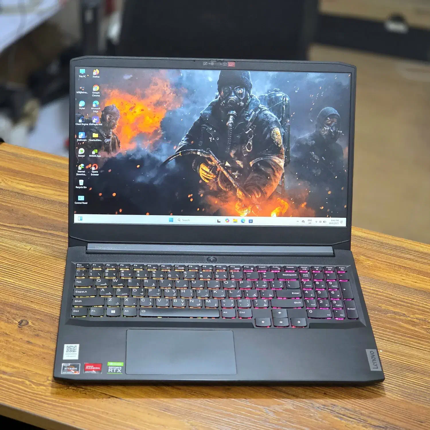 لپتاپ لنوو Lenovo Gaming 3 گرافیک RTX3060|رایانه همراه|شیراز, ملاصدرا|دیوار