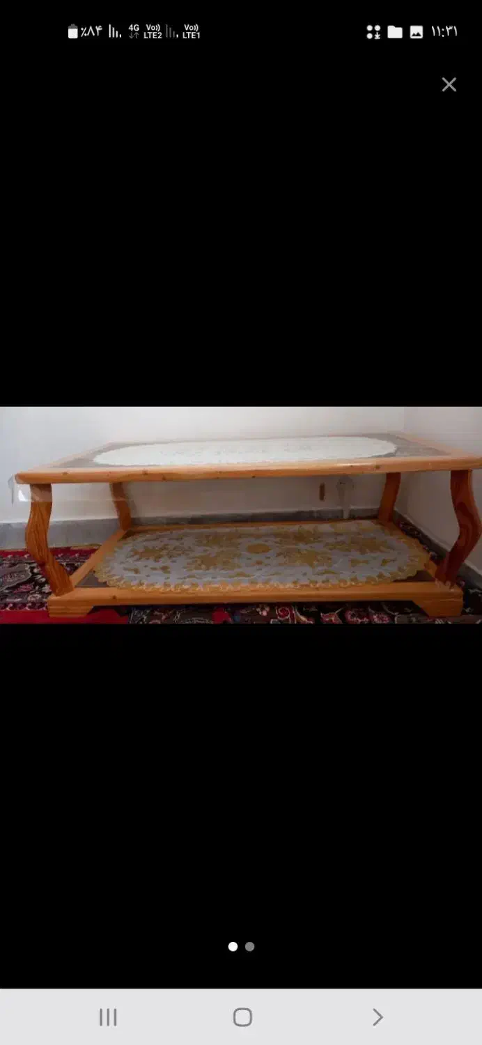 میز جلو مبلی|مبلمان خانگی و میز عسلی|تویسرکان, |دیوار