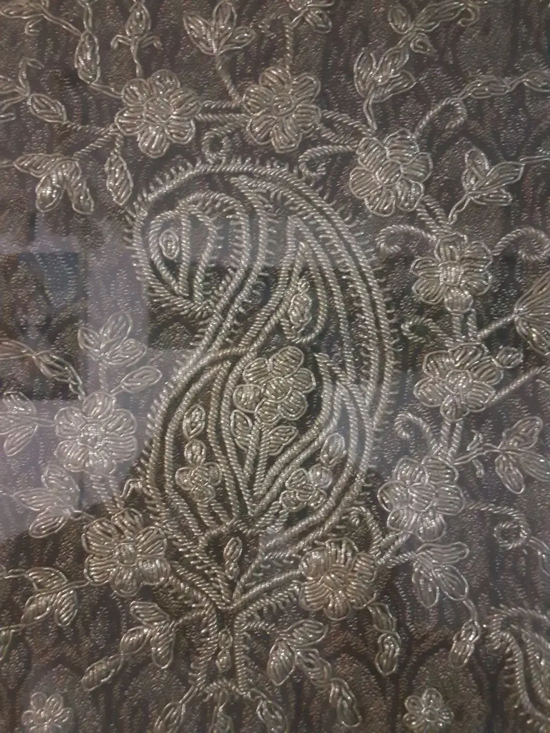 تابلو ترمه اصل آنتیک قدیمی|کلکسیون اشیاء عتیقه|اصفهان, آبشار|دیوار