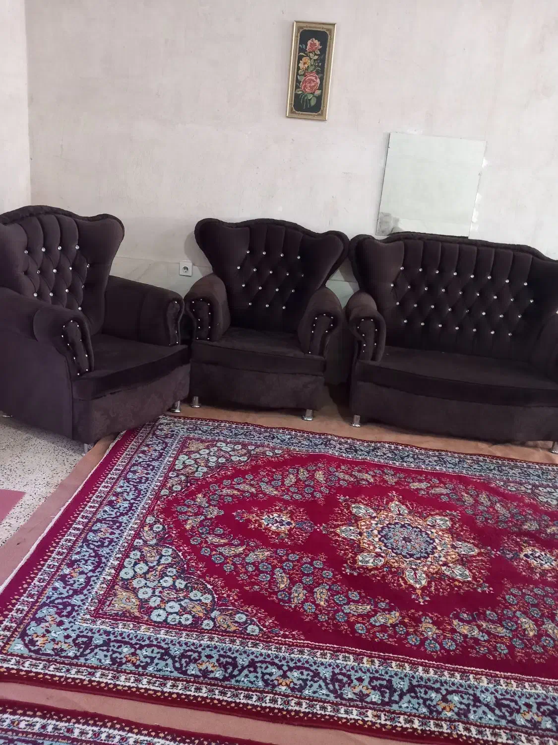 مبل ۴نفره|مبلمان خانگی و میز عسلی|نقده, |دیوار