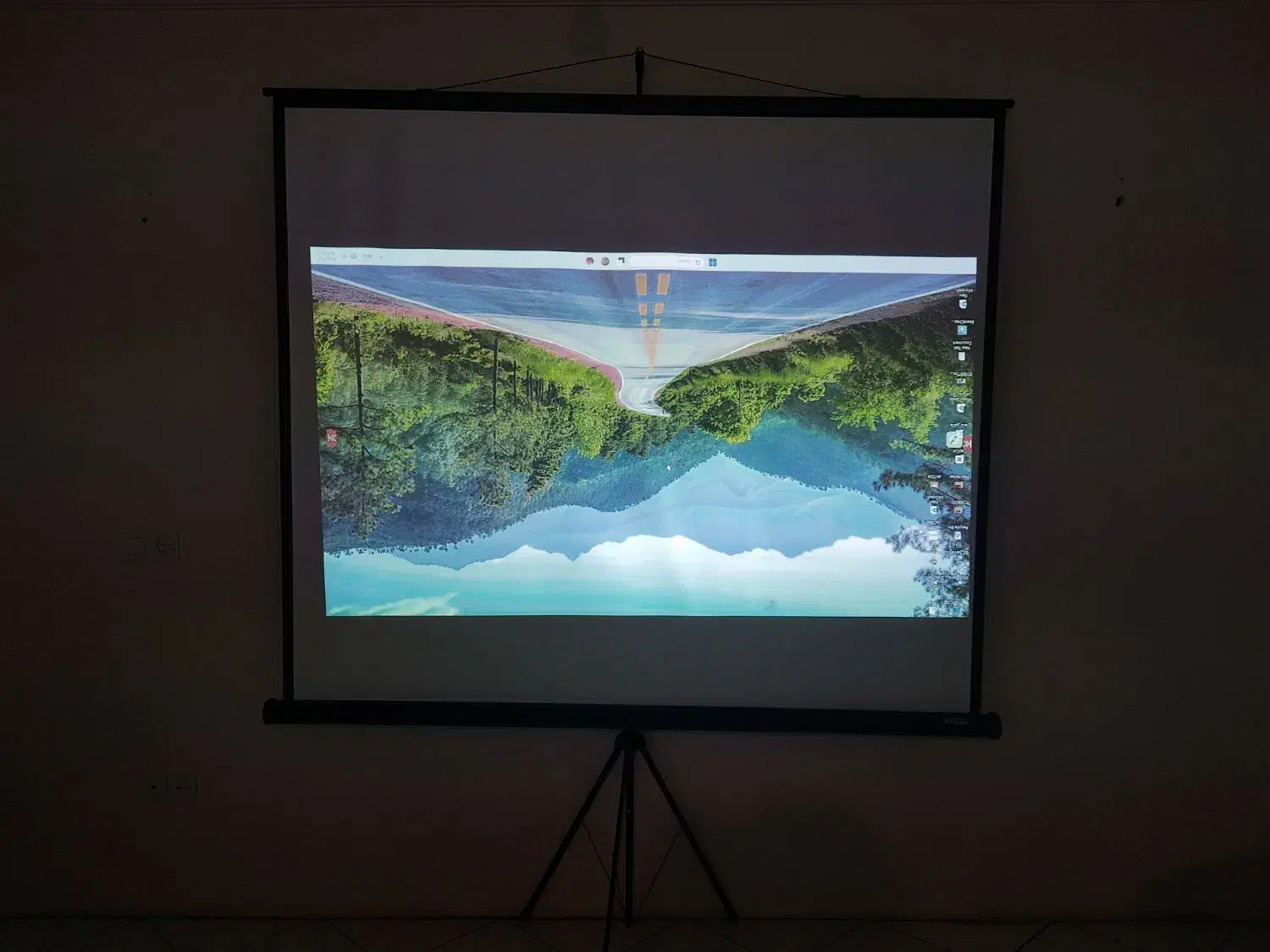 پرده نمایش خانگی و اداری|تلویزیون و پروژکتور|قزوین, |دیوار