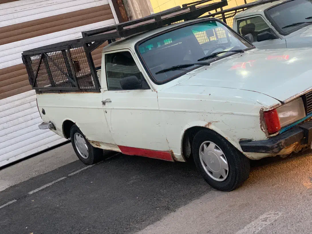 پیکان وانت ۸۷ بی رنگ دوگانه شرکت|خودرو سواری و وانت|قزوین, |دیوار