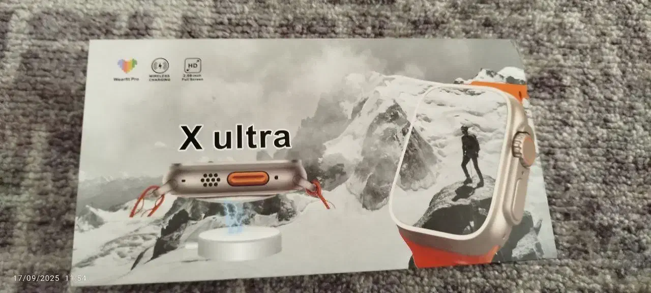 ساعت هوشمند x ultra|ساعت|رباط‌کریم, رباط‌کریم|دیوار