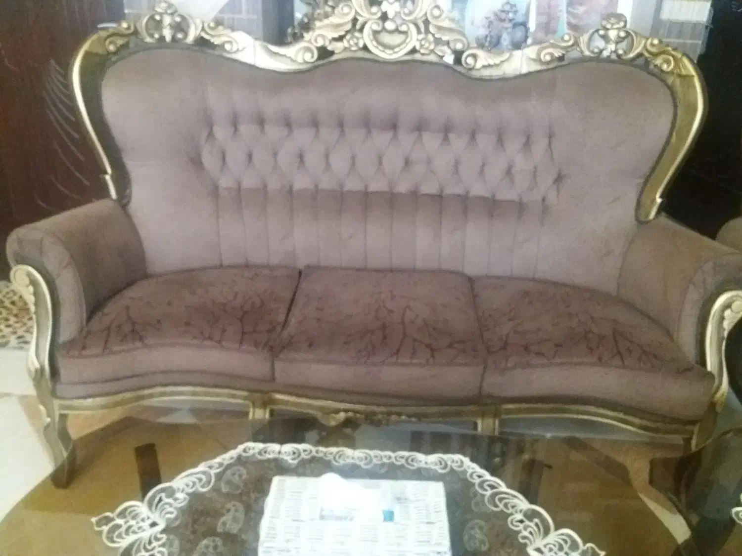 مبلمان ۷نفره کلاسیک|مبلمان خانگی و میز عسلی|شاهین‌شهر, گزبرخوار|دیوار