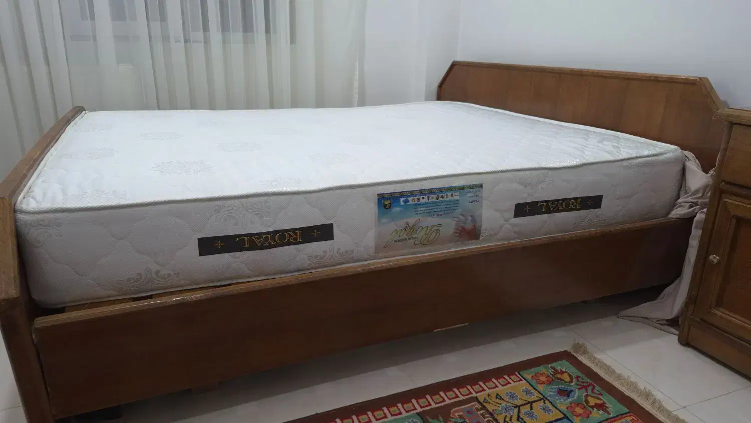 تشک دو نفره نو مارک رویال|تشک تختخواب|محمدیه-قزوین, |دیوار