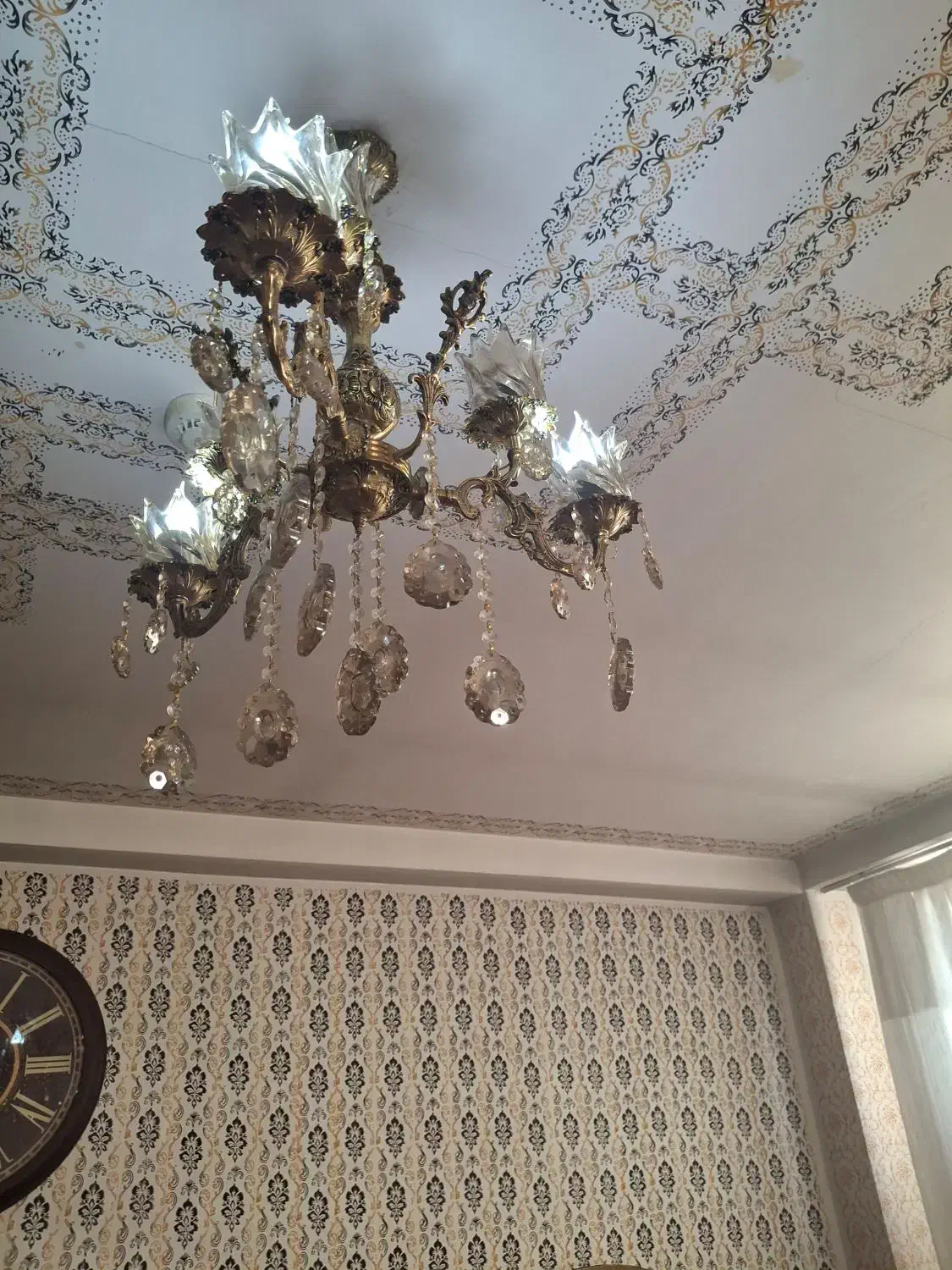 لوستر برنز|لوستر و چراغ آویز|اردبیل, |دیوار