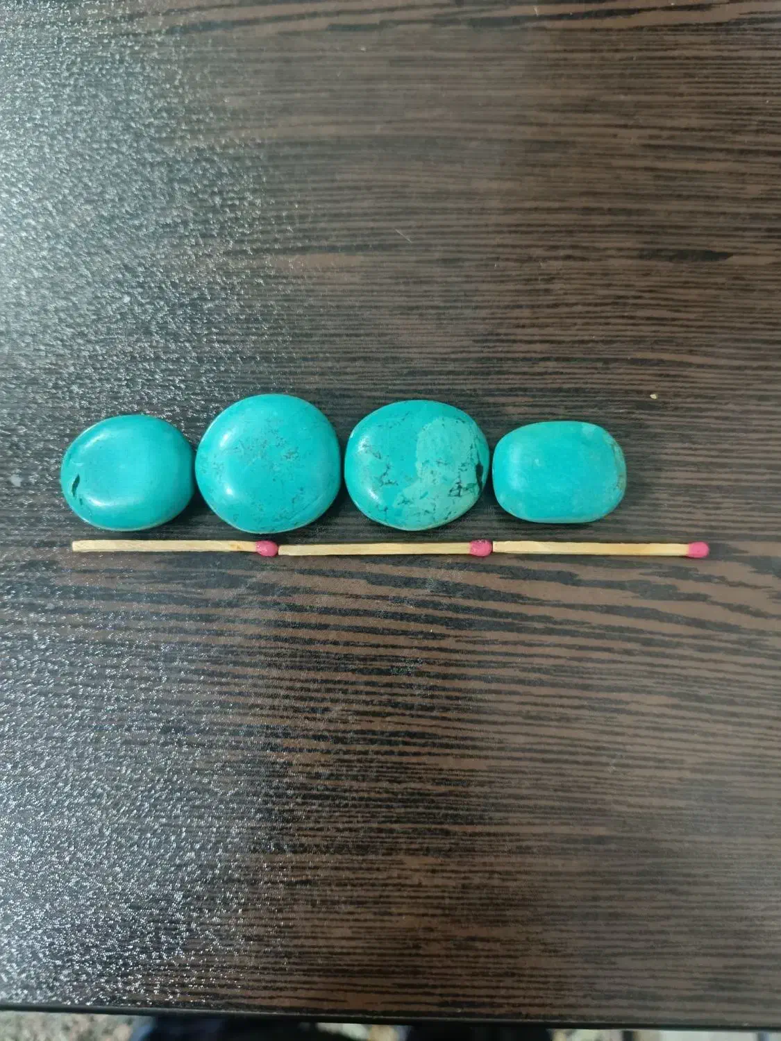 سنگ فیروزه اصل چهار عدد|جواهرات|ری, ظهیرآباد|دیوار